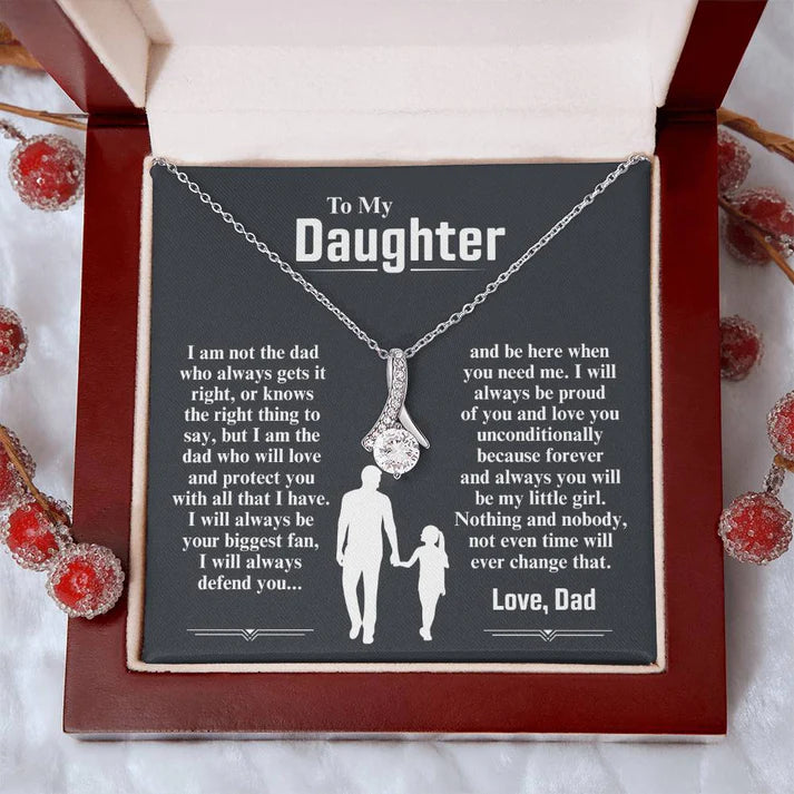 To My Daughter Necklace — I Am The Dad Who Will Love You