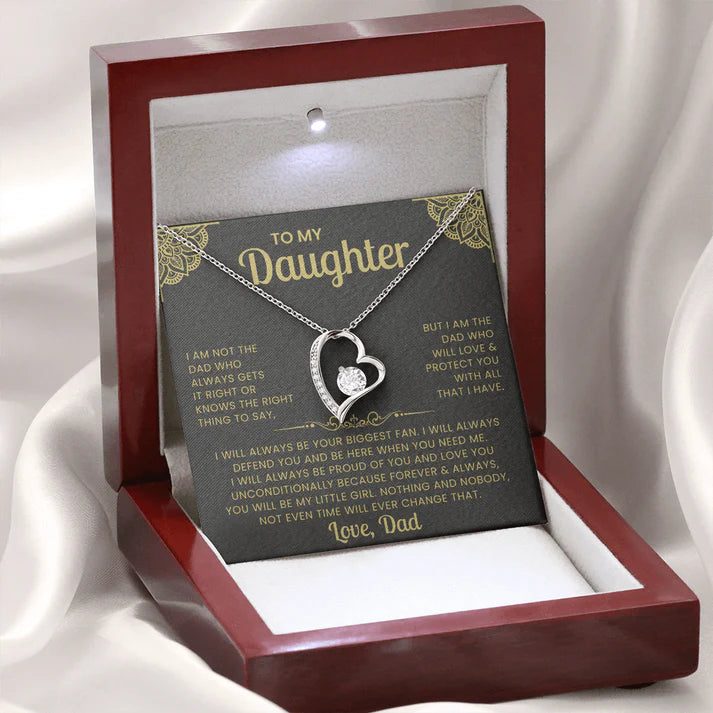 To My Daughter Necklace — But I Am The Dad That Will Always Love You