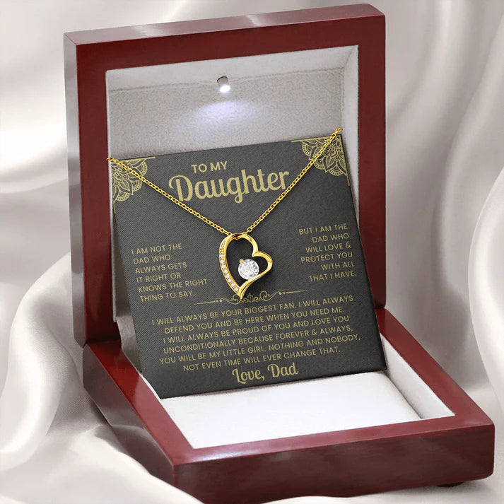 To My Daughter Necklace — But I Am The Dad That Will Always Love You