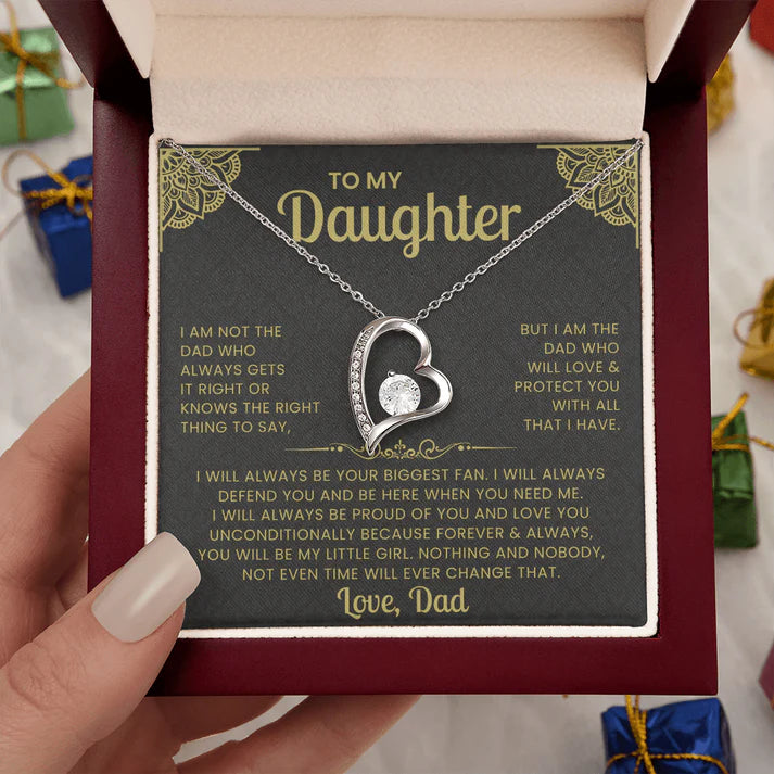 To My Daughter Necklace — But I Am The Dad That Will Always Love You