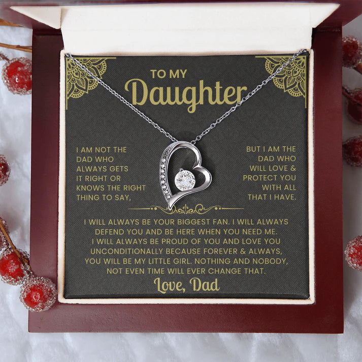 To My Daughter Necklace — But I Am The Dad That Will Always Love You