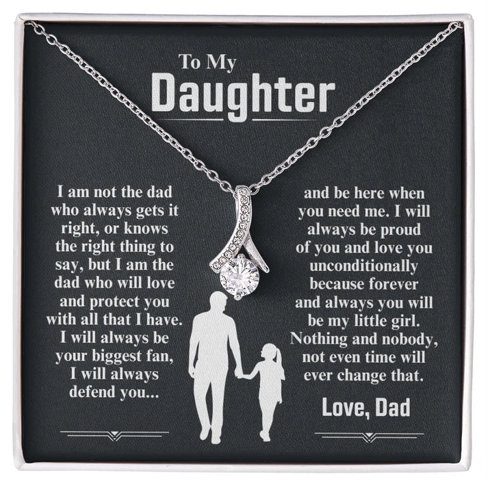 To My Daughter Necklace — I Am The Dad Who Will Love You
