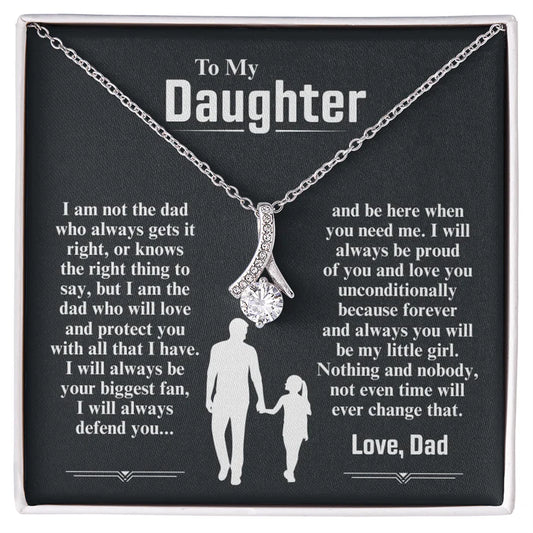 To My Daughter Necklace — I Am The Dad Who Will Love You