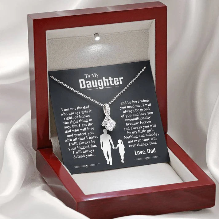 To My Daughter Necklace — I Am The Dad Who Will Love You