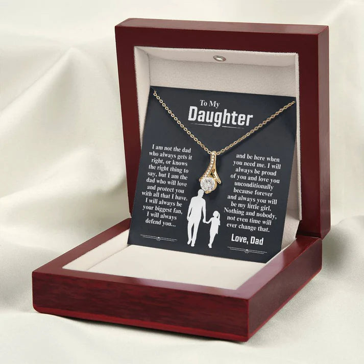 To My Daughter Necklace — I Am The Dad Who Will Love You