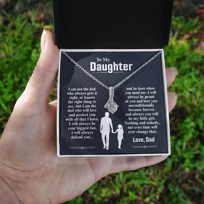 To My Daughter Necklace — I Am The Dad Who Will Love You