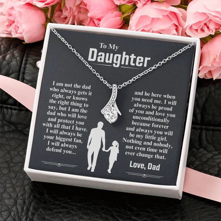 To My Daughter Necklace — I Am The Dad Who Will Love You