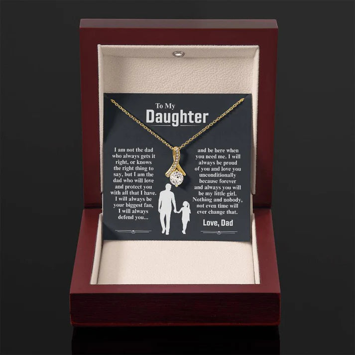 To My Daughter Necklace — I Am The Dad Who Will Love You