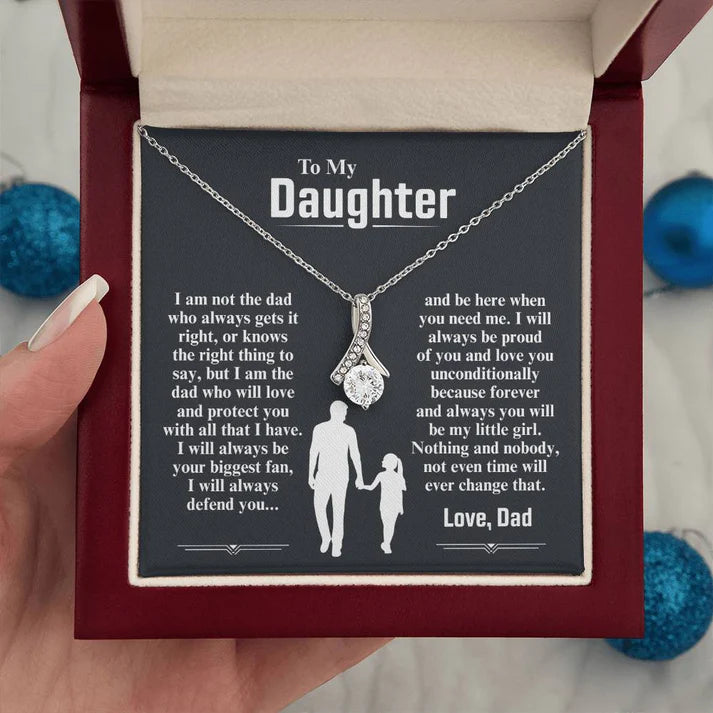 To My Daughter Necklace — I Am The Dad Who Will Love You